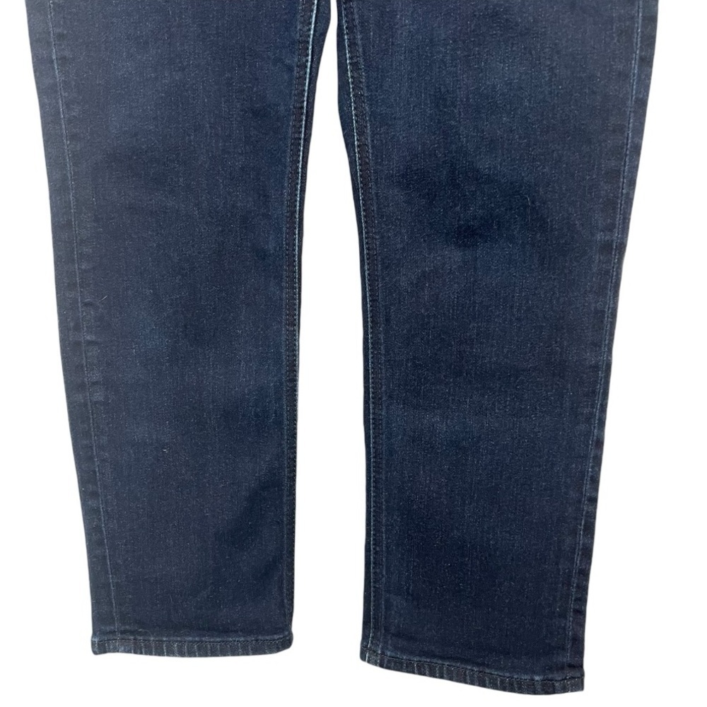 Prana Button Fly Dark Wash Mid Rise Straight Leg Ankle Stretch Jeans Women 4/27 - Picture 4 of 10